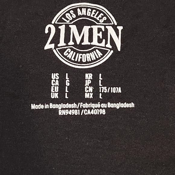 NWT Men's Short Sleeve Crew Neck Shirt Black - Picture 2 of 2